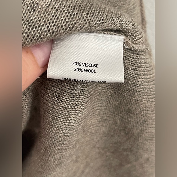 Eileen Fisher Wool Viscose Blend Scoop Neck Knit Tank Size PS Petite Small SOFT - Picture 4 of 8